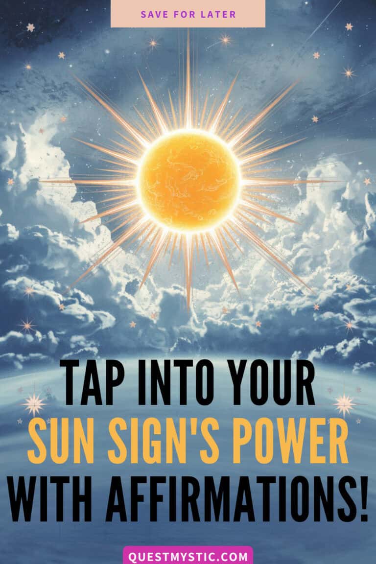 Free Sun Sign Affirmations Tool (Beginner's Guide) - Quest Mystic