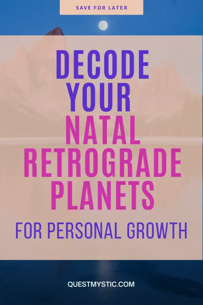 natal retrograde planets meaning