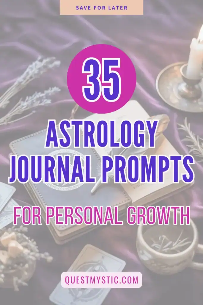 35 astrology journal prompts for personal growth pin