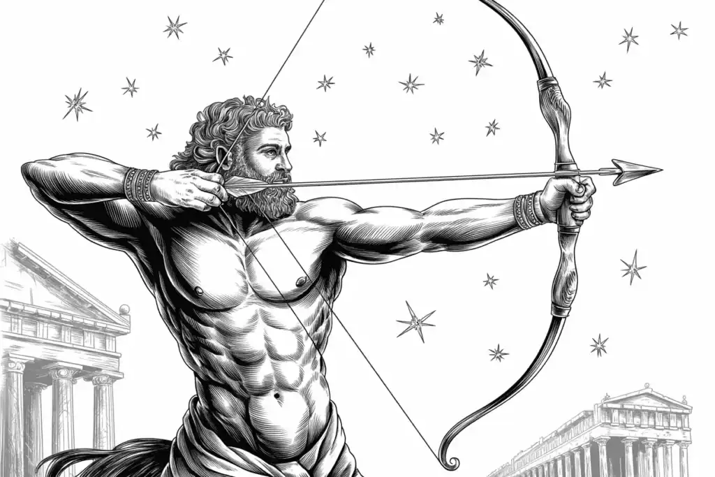 illustration of the mythical chiron the wounded healer