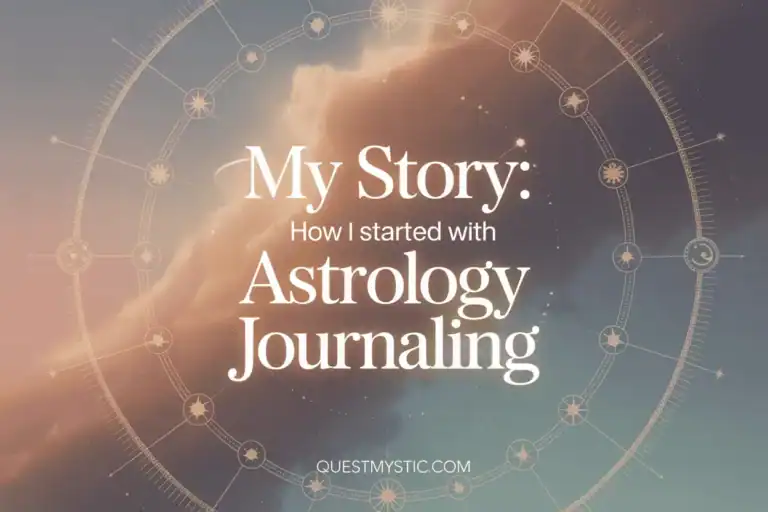how i started journaling with astrology