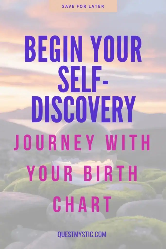 read birth chart for self awareness pin
