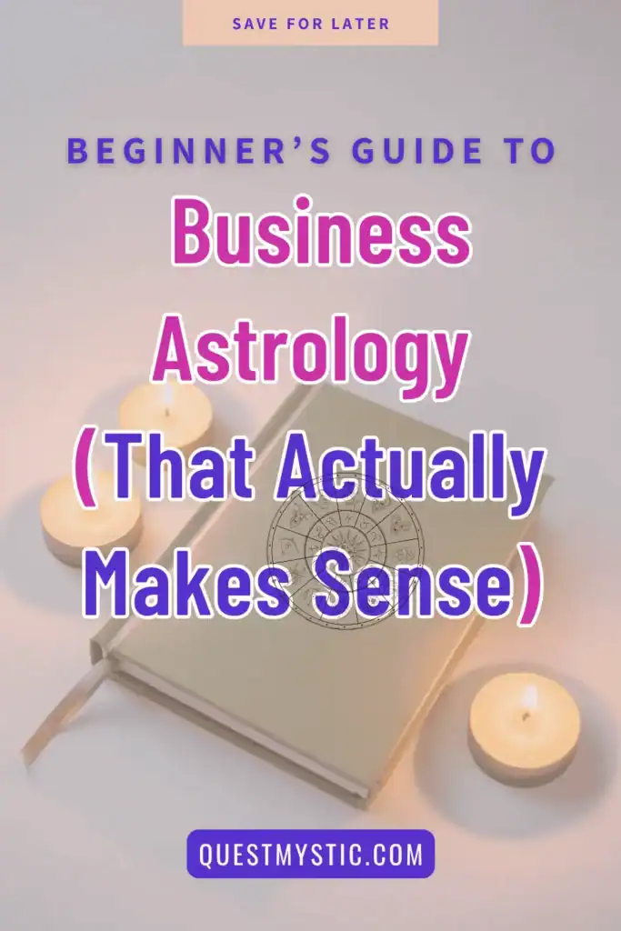 Beginner's guide to business astrology mockup
